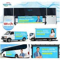 Impresora UV Híbrida Automática de Alta Velocidad Yotta H3200, Impresora Plana de Rollo a Rollo, Compatible con Flex, 6 Cabezales, 2400X600 Dpi, Portátil para Exteriores