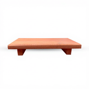 Handmade Wooden Display Riser Stand Rectangular Tabletop Display Platform Rustic Wood Pedestal for Kitchen <b>Bathroom</b> Counter Reta - Product Image 1
