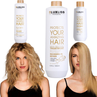 Luxliss traitement à la kératine Salon professionnel traitement de lissage à la kératine brésilienne cheveux abîmés traitement à la kératine brésilien
