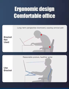 Soporte para Laptop con USB C HUB, USB C, USB A, Tipo C, Base de Conexión para Laptop, Luz RGB, Soporte Portátil Premium para Laptop - Product Image 5