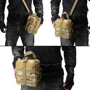 600D Molle Ifak Pouch Rip Away Tactical Tear Away Medical Pouch Vide First Aid Pouch Bag pour Camping Randonnée Voyage - Product Image 2