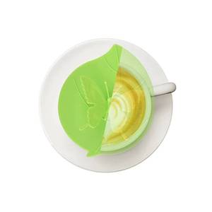 OEM ODM Cute Cartoon <b>Style</b> Eco-Friendly Leak-Proof Dustproof Butterfly <b>Head</b> Cup Lid Sealed Silicone Cover for Giveaways - Product Image 3