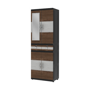 Mejora tu espacio con el colgador multifuncional MSC Drawer Fit con espejo, portátil, minimalista y moderno. - Product Image 6