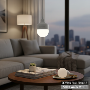 SKYSMD E14 3W LED Bulb Thin Spherical Design 2700K Warm White 6500K Daylight Color for Residential Home Decorative DC 12V/AC - Product Image 3