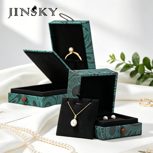 Ancient Style Silk Jewelry Box Jade Bangle <b>Necklace</b> <b>Ring</b> Gift Packaging Storage Box For Jadeite Gem Jewelry Shop - Product Image 4