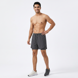 Nuevo Diseño Pantalones Cortos Deportivos para Hombre con Bolsillos con Cremallera, Personalizados para Correr y Hacer Ejercicio, con Forro, Envío DDP a Playa - Product Image 1