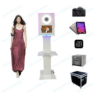 Mới Trong 2024 Bề Mặt Pro Ảnh Gian Hàng Máy Giá Cả Phải chăng Vòng Ánh Sáng Photobooth Cho Đám Cưới Phần Mềm Ứng Dụng Điều Khiển Photobooth - Product Image 3