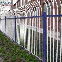 Clôture amovible en acier zingué, garde-corps forgé épaissi, clôture revêtue de zinc