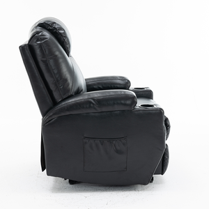 Современное Электрическое Кресло с выдвижными четырьмя карманами Складная Синтетическая кожа для гостиной диван - Product Image 3