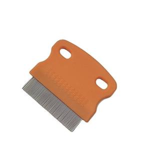 أفضل بيع بالجملة مقبض بلاستيكي دبابيس قصيرة من الفولاذ المقاوم للصدأ شعر كلب وقط حيوان كلب وكلب من البشرة وبتصميم يمنع نزع القراد ويزيل المشط - Product Image 6