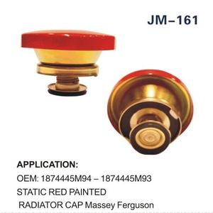 Tapa de Radiador Massey Ferguson JM-161 1874445M94 1874445M93 Pintada en Rojo Estático - Product Image 1