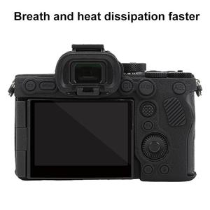 Funda Protectora de Silicona Suave con Textura de Litchi para Cámara <span class=keywords><strong>Sony</strong></span> <span class=keywords><strong>Alpha</strong></span> 7 V ILCE-7M5, Antideslizante y Resistente a Golpes - Product Image 5