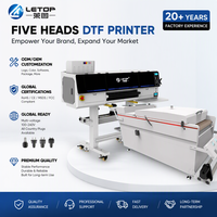 Imprimantes jet d'encre grand format LETOP pour étiquettes textiles, machine d'impression DTF à chaud pour tissus et t-shirts