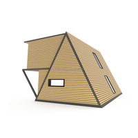 Moderne A-FrameTtriangle Maisons Portable Préfabriqué En Acier Léger Villa Maison Conteneur avec Portable Petite Maison Préfabriquée Maisons