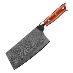 67th floor Damascus Kitchen knife A commercial sharp super fast kitchen cutter slicing knife