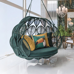 Вилла внутренний двор для отдыха на открытом воздухе веревка качели балкон патио отель курорты водонепроницаемый и солнцезащитный крем мебель - Product Image 3