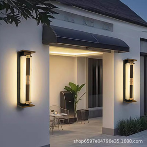 Lámpara de Pared LED Moderna para Exteriores, Impermeable, para Jardín, Porche, con Intensidad Regulable, para Hotel, Pasillo - Product Image 5