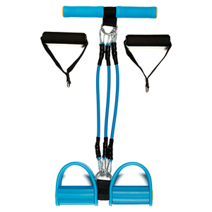 Cuerda <span class=keywords><strong>de</strong></span> Tensión <span class=keywords><strong>Multifuncional</strong></span> para Ejercicios, 3 Tubos, <span class=keywords><strong>Banda</strong></span> <span class=keywords><strong>de</strong></span> Resistencia <span class=keywords><strong>de</strong></span> Látex <span class=keywords><strong>de</strong></span> Alta Elasticidad, Pedal para Pies, para Fisicoculturismo - Product Image 3