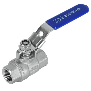 บอลวาล์ว 1/2 นิ้ว เกลียว NPT แบบ 2 ชิ้น พร้อมมือจับล็อค สำหรับงานประปา - Product Image 5