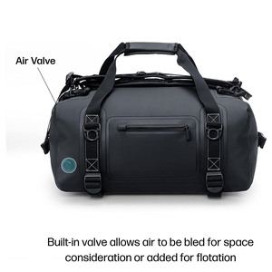 Mini bolsa de viaje impermeable con logotipo personalizado para hombre, lona laminada de tpu, al aire libre para gimnasio, camping y senderismo - Product Image 3