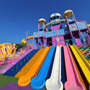 Toboggan Commercial en Acier pour Enfants : Structure Exquise, Fabrication <span class=keywords><strong>de</strong></span> Qualité, <span class=keywords><strong>Prix</strong></span> Compétitif – Aire <span class=keywords><strong>de</strong></span> Jeux Extérieure Non Motorisée pour Parc d'Attractions - Product Image 4