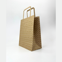 Emballage de luxe écologique personnalisé avec logo pour restaurants, cafés, plats à emporter, courses, pizzas et salades – Marron recyclé