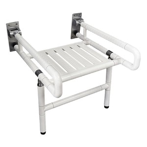 Zhuomao Shower <b>Stool</b> Stainless Steel Anti-Slip <b>Folding</b> Chair For Elderly Bathroom Use - Product Image 3