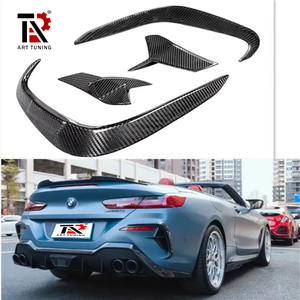 Kohlefaser-Luft klinge für BMW 8er G14 G15 G16 <span class=keywords><strong>M</strong></span> Sport Hecks toß stange Luft klinge Hecks toß stange Entlüftung dekoration Karosserie-Kit. - Product Image 1
