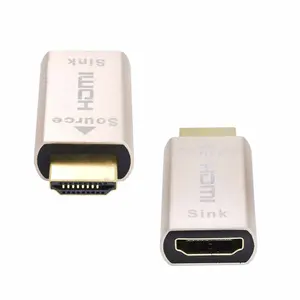 2021 nova VGA HDMI Exibição Dummy Plug 4K Sem Cabeça Fantasma Emulador DDC Edid Para placa De Vídeo de Exibição Virtual de Bloqueio tela Tesouro