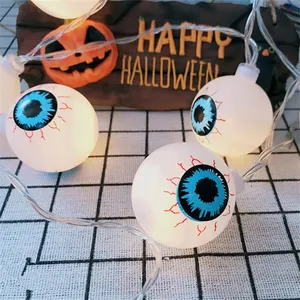 20Led Halloween Pumpkin Ghost Skeletons Bat Eyeball Ornament Festival Bar Home Party Decoration Halloween Lights LED String