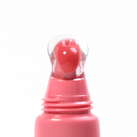 Baume à lèvres en gros, baume à lèvres luscieux et brillant, tube souple, applicateur en cristal, huile à lèvres nourrissante, acide hyaluronique, vitamine E, brillant à lèvres