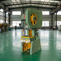 Presse mécanique inclinable à cadre ouvert J23-10T de 10 tonnes, machine de poinçonnage de métaux à cadre en C, avec moteur 220V/380V et pompe, matériel inclus