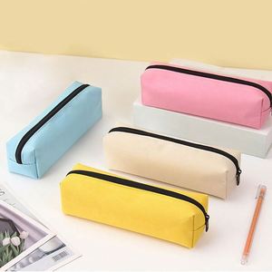 Trousse à crayons portable personnalisée en gros avec fermeture éclair pour étudiants - Cadeaux promotionnels et d'affaires - Product Image 1