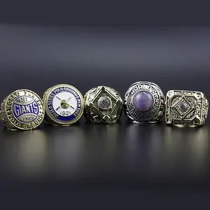 Bague de championnat géant de New York, bague classique nostalgique commémorative populaire d'europe et d'amérique