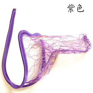 String invisible sans couture sexy pour homme, taille basse, effet push-up fessier, or, violet, rose - Product Image 2