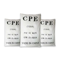 Produits chimiques industriels CPE Polyéthylène chloré 135A Modificateur d'impact PVC Poudre blanche CAS 63231-66-3 HENGFAN Pureté 99%