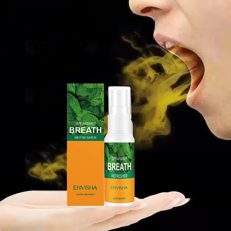 Wholesale Oral Care Portable Mouth Refreshing Breath Freshener Spray Oral Remove Mint Mouth Spray