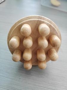 Uso domestico strumento di massaggio in legno rullo e coppettazione per la schiena e il braccio di massaggio natura legno - Product Image 4