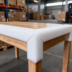 Bán buôn tùy chỉnh Trắng <span class=keywords><strong>EPE</strong></span> bọt góc bảo vệ L hình dạng cạnh bảo vệ - Product Image 2