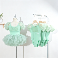 Jupe tutu colorée à manches bouffantes pour filles, tutu de ballet pour enfants