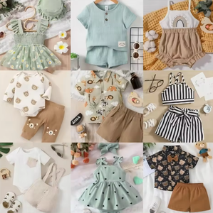 Marka yeni giyim stok 1 ila 14 yaşında çocuk çocuk giyim tedarikçisi Ropa De Bebe, fabrika toptan bebek giysileri balya - Product Image 2