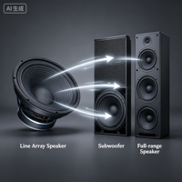 Altavoz de graves de 15 pulgadas 15A76, controlador de altavoz de potencia de 350W y 8 ohmios, VC3'', equipo de sonido profesional para escenario, fábrica OEM ODM