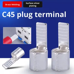 C45 connecteurs de bornier de presse à froid automobile bornes de haute performance de lame d'insertion de cuivre - Product Image 5