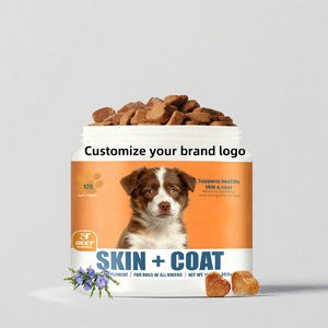 프라이빗 라벨 고농축 스킨 코트 소프트 츄- EPA DHA 아연 비타민 E C 피쉬 오일 면역 지원 강아지 고양이 애완동물 건강 - Product Image 1