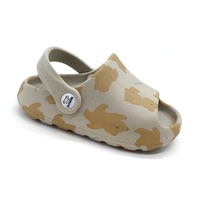 Pantoufles souples EVA pour enfants, sabots mignons pour bébés, chaussures antidérapantes pour garçons et filles, chaussons plats pour enfants