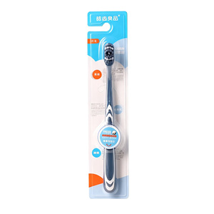 Authentic <b>Soft</b>-Bristled Toothbrush for Adults 360 Spiral <b>Wire</b> Cleaning Small Medium Head Individually Packaged Wholesale for - Product Image 1