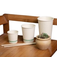Gobelet en papier jetable personnalisé avec logo pour café à emporter, en carton kraft, 6oz 8oz 12oz 16oz, pour boissons chaudes, simple paroi, avec couvercle