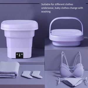 Collapsible <b>Mini</b> Foldable Washer 3 Modes Deep Cleaning Foldable Portable Washing Machine for Baby Clothes, Underwear - Product Image 2
