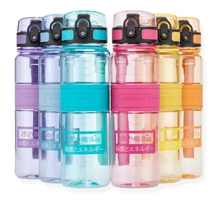 UZSPACE Best Tritan Plastic Sports Water Bottle Eco-Friendly & BPA-Free 500ml 5L 800ml & 0.5L Capacities for Adults Travel Gifts
