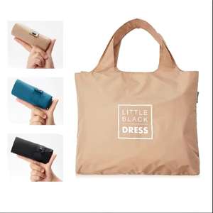 Sacola Dobrável FeiFei Personalizada 210D de Poliéster Reciclado, Reutilizável e Resistente com Bolsa de Armazenamento - Product Image 2